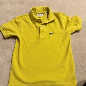 Lacoste Kids Polo in Bright Yellow